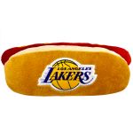 LAK-3354 - Las Angeles Lakers- Plush Hot Dog Toy